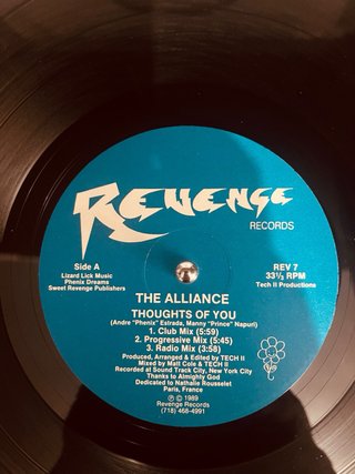 The Alliance - Thoughts Of You - Maxi Single