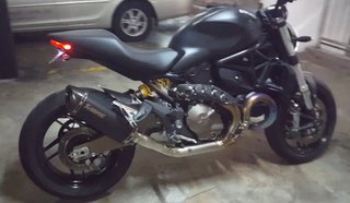Tubo de escape Akrapovic Ducati Monster 821