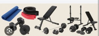 Equipo de gimnasio en casa