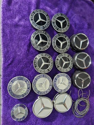 Emblemas Tapacubos Mercedes Benz (Set 10)