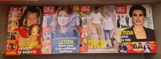 Lote III y V: 21 Revistas Reina Letizia