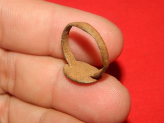 Anillo Bronce Ibero Romano Motivos Circulares