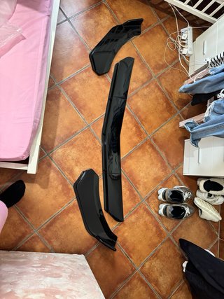 Labio Spoiler Coche Negro