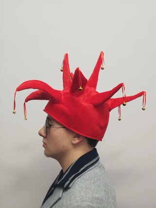 Gorro 2026 Arlequín Coca-Cola Rojo