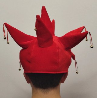Gorro 2026 Arlequín Coca-Cola Rojo