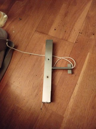 Lámpara Baño Espejo Metal Plata