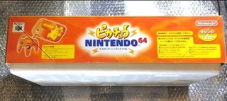 Nintendo 64 Pikachu Orange Edition Ntsc-jap
