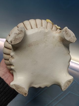 Jarron porcelana , 31x17x16 cm, sin taras, copodimonte
