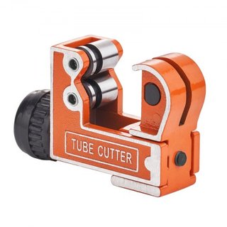 Cortador de Tubos Mini, 1/8" - 1-1/8" O.D. Cortador de Tubos de Cobre Mini, Herramienta Cortadora de Tubos Compacta y Pesada con Cuchilla SKD de Alta Velocidad para Tubos de Cobre, Aluminio, Galva...
