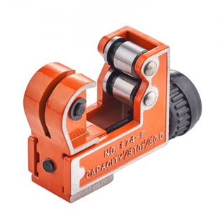 Cortador de Tubos Mini, 1/8" - 1-1/8" O.D. Cortador de Tubos de Cobre Mini, Herramienta Cortadora de Tubos Compacta y Pesada con Cuchilla SKD de Alta Velocidad para Tubos de Cobre, Aluminio, Galva...