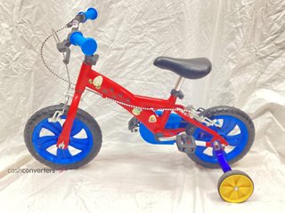 bicicleta niño generica roja, pegatinas
