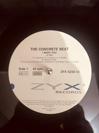 The Concrete Beat - I Want You Maxi Single