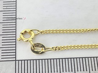 cadena oro 18k 25cm