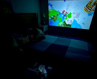 Proyector LED Multimedia DR.Q L8 + mando y cable