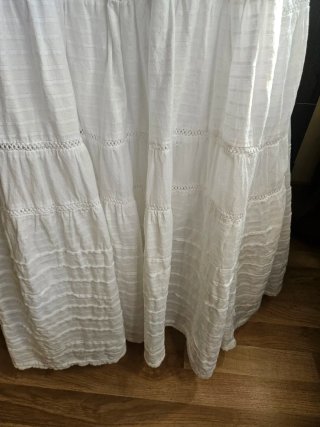 Vestido blanco estilo Ibicenco