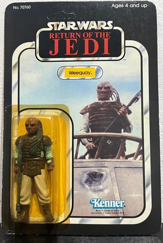 Star Wars Weequay ROTJ Kenner 1985 Sin Agujero