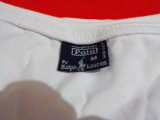 Camiseta Polo Ralph Lauren Blanca Talla M