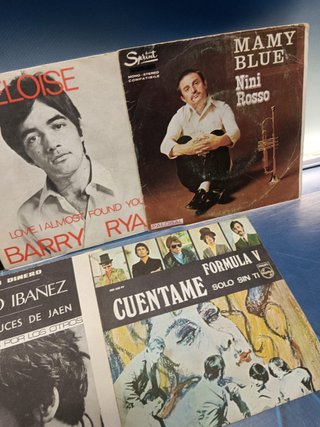 7 eps, 7",  singles, discos, Paco ibañez, La bullonera, Jose luis perales y mas