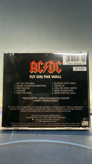 AC/DC Fly on the wall, CD, buen estado