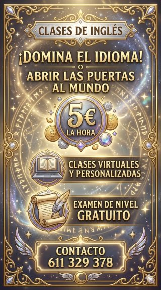 Clase virtuales y personalizadas de inglés