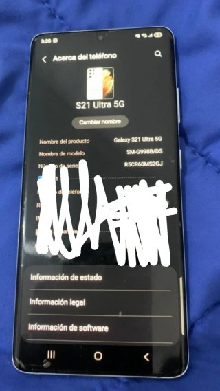 Samsung S21 Ultra Negro Multicolor