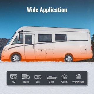 Control de Aplicación Bluetooth Calentador de Aire Diésel, Calentador Diésel de 12V 2KW con Ajuste Automático de Altitud, Control Remoto y LCD, Calentador Diésel para RV Remolque Camper Furgoneta ...