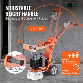 Pulidora de Suelos de Concreto 10"/25.4 cm Máquina Ajustable de 3.0HP