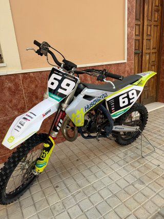 Husqvarna TC 85 2023 Blanca/Amarilla