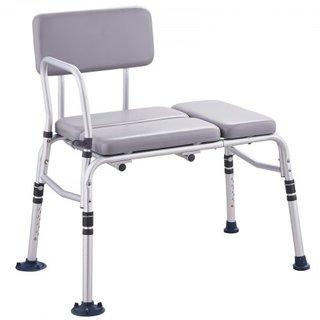 Banco de Transferencia para Bañera 500lbs, Asientos de Ducha para Adultos, Banco de Ducha Ligero para Ancianos y Discapacitados con Asiento Acolchado, Asientos de Baño Antideslizantes con Reposabr...