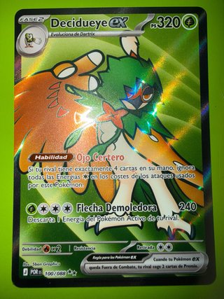 decidueye ex 100/088 full-art equilibrio perfecto