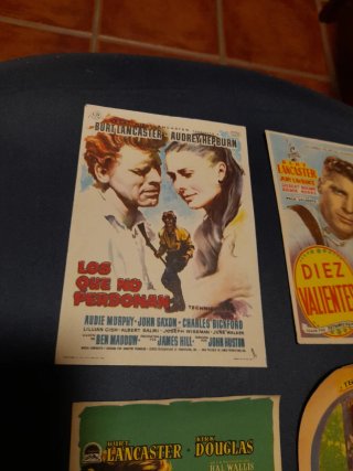 Programas de mano cine antiguo Burt Lancaster
