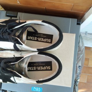Scarpe Golden Goose Donna Argento Nero