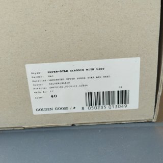 Scarpe Golden Goose Donna Argento Nero