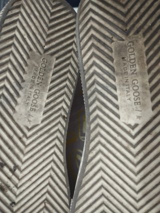 Golden Goose Bambina Glitter Rosa Bianco