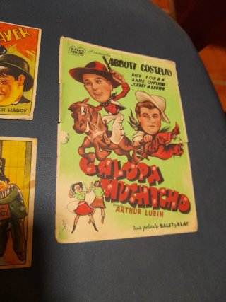 Programas de mano cine antiguo