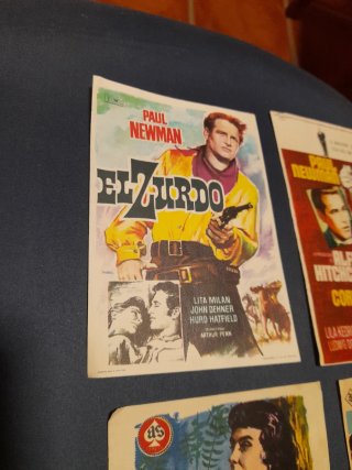 Programas de mano cine antiguo.PAUL NEWMAN
