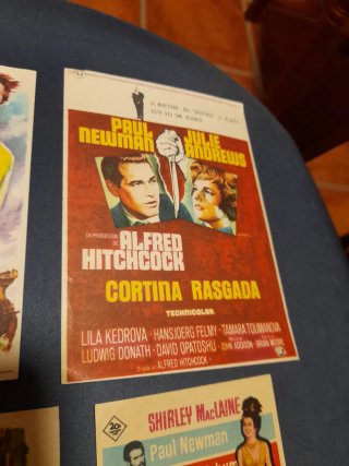 Programas de mano cine antiguo.PAUL NEWMAN