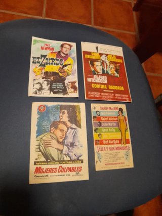 Programas de mano cine antiguo.PAUL NEWMAN