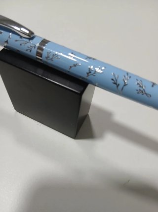 Bolígrafo Belius Roller aluminio azul celes