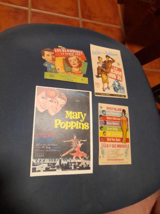 Programas de mano cine antiguo