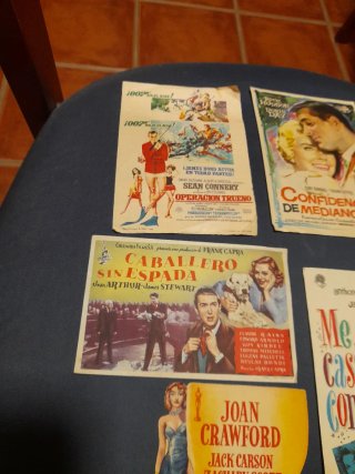 Programas de mano cine antiguo