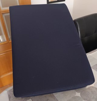 Cuna de viaje azul con Mickey Mouse