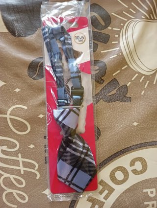 Corbata para perro a cuadros