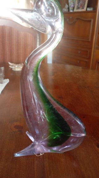 Cigno in vetro di Murano 27cm