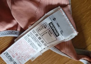 Reggiseno sportivo Decathlon taglia S-M