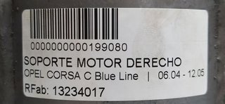 OPEL CORSA D CorsaVan SOPORTE MOTOR DERECHO