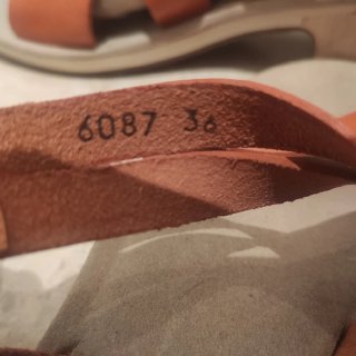 Sandalias de piel Vialis Naranja