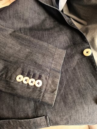 Giacca uomo Bugatti blu 52