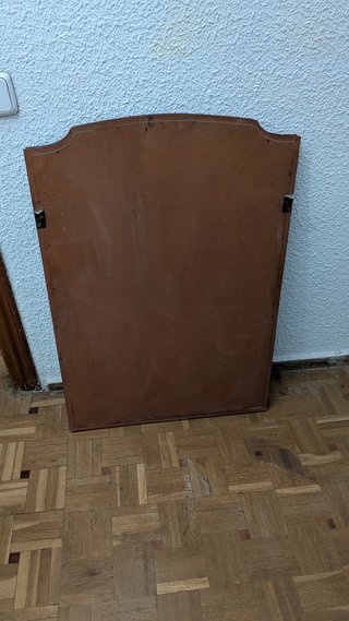 Espejo de madera tallada