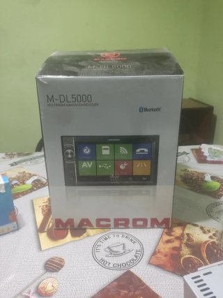 Radio Coche Macrom Pantalla Negra